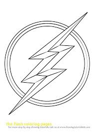 The Flash Coloring Pages The Flash Coloring Pages With Flash Symbol Coloring Page 597 X 844 Pixels Flash Logo Flash Drawing The Flash