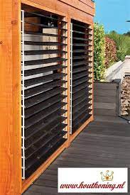 tuinscherm hardhout zelfbouwpakket flex fence rvs 165 cm exterior blinds pergola shutters exterior