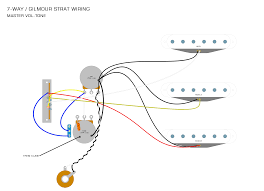 Standard 7 way wiring color codes Strat Wiring Diagram Needed Add Bridge The Gear Page