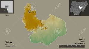 Plateau state was created in 1976 and is located approximately at the middle of nigeria. Shape Of Plateau State Of Nigeria And Its Capital Distance Stock Photo Picture And Royalty Free Image Image 153700661