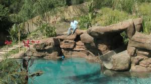 Tropical Backyard Pool Spa Ideas Youtube