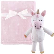 Hudson Baby Baby Plush Blanket And Toy 2 Piece Set One Size Reviews All Kids Accessories Kids Macy S In 2020 Unicorn Toys Animal Security Blanket Unicorn Plush