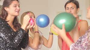 Tie the fishing line to the end of your needle. Females Friends Blowing Up Balloons Stock Footage Video 100 Royalty Free 2145755 Shutterstock