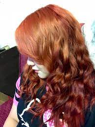 Adore Semi Permanent Hair Color Paprika After Two Weeks Dutch Braid Curls Hair Dye Colors Down Hairstyles Long Hair Styles