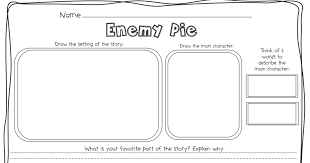 Enemy Pie Pdf Kindness Lessons Enemy Pie 2nd Grade Ela