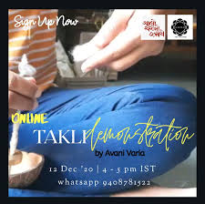Takli Demonstration By Avani Vaira Creative Yatra