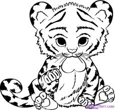 If your child loves interacting. Get This Baby Tiger Coloring Pages For Kids 94791