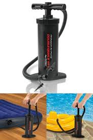 Hand Air Pump Double Action Inflatable Float Tube Raft Boat Mattress Kayak Tax 0 Raft Boat Inflatable Float Air Pump