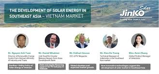 JinkoSolar tổ chức hội thảo trực tuyến về thị trường pin mặt trời ở Đông  Nam Á