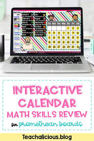 Interactive Calendar For Promethean Board Activinspire Interactive Calendar Promethean Board Calendar Math