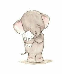 Pin by Radwa Mohamed on child art | Elephant love, Elephant art ...