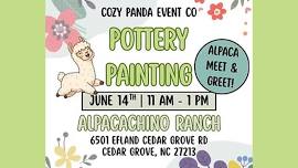 Pottery Painting & Baby Alpaca Meet & Greet!