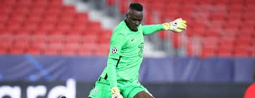 Chelsea's goalkeeper edouard mendy attends a training session ahead of the champions league final match at the dragao stadium in porto, portugal, friday, may 28, 2021. Varane And Mendy Absent In Real Madrid Chelsea Combined Champions League Xi