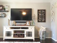 Electrical devices and game consoles can be arranged on a shelf or entertainment centre tv stand with shelves. 22 Tv Console Decorating Ideas Living Room Decor Family Room Home Decor