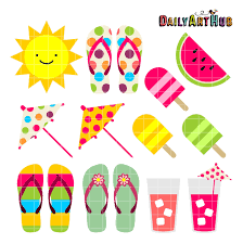 Summer Things Clip Art Set Daily Art Hub Free Clip Art Everyday Free Clip Art Digital Clip Art Art Hub