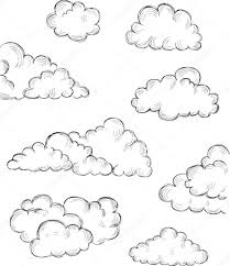 Unduh Hand Drawn Clouds Stok Ilustrasi 26210759 Gambar Simpel Ide Menggambar Buku Mewarnai