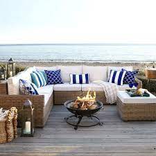 Echo Beach 5 Piece Grouping Latte Outdoor Patio Furniture Patio Decor Outdoor Living