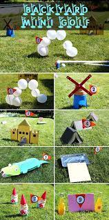 How To Build A Homemade Mini Golf Course Ehow Golf Birthday Party Kids Golf Golf Birthday Gifts