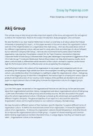 A term paper example is designed to make you incorporate absolutely everything that you have learned over the course of the class, so doing well seeing the correct kind of term paper example for your specific course or chosen area of study can make the difference between succeeding and failing. Akij Group Essay Example