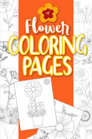 Put all of these state flower coloring pages together for an interesting glimpse into each individual state, or simply print out the ones that symbolize states that are important to your family. 14 Original Pretty Flower Coloring Pages To Print Kids Activities Blog