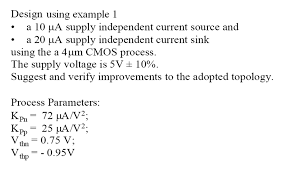 design using example 1 a 10 ua supply