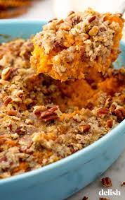 This Sweet Potato Casserole Will Be Everyone S Favorite Side Dish On Thanksgiving Recipe Sweet Potato Recipes Casserole Sweet Potato Casserole Sweet Potato Recipes