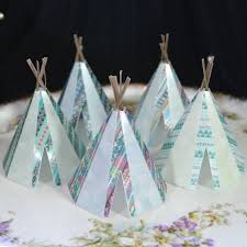 Edible Teepee S 3d X 5 Tribal Boho Blue Green Tipi Wafer Paper Bohemian Wedding Cake Decorations Wild Rus Rustic Birthday Bohemian Wedding Cake Boho Chic Party