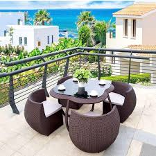 Browse our rattan dining tables products from wicker warehouse furniture. Pe Rattan Furniture Dining Tables And Chairs Suitable For Outdoor And Rocesmall