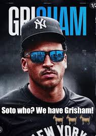 Every outfielder this season with at least 30 HR and a 130 wRC+: Aaron  Judge Juan Soto Trent Grisham 🤯 An unbelievable season for Grish.