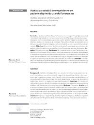 Pdf Acatisia Associada A Bromoprida Em Um Paciente Deprimido Usando Fluvoxamina Helio Tonelli And Tabita Tomelin Academia Edu