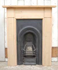 Reclaimed cast iron fire surround. Fs0066 A Victorian Cast Iron Fire Insert And Reclaimed Pine Surround