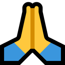 Person With Folded Hands Emoji Hand Emoji Folded Hands Emoji