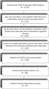 Patient Identification Flow Chart T2dm Type 2 Diabetes