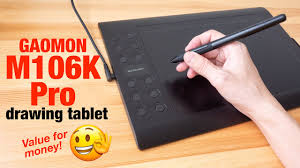 A drawing tablet is a combination of some electrical parts. Gaomon M106k Pro Drawing Tablet Review Youtube
