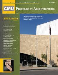 We did not find results for: April 2009 Indd Concrete Masonry Association Of California And