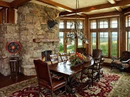 Whether you are looking for a kitchen dining set or a formal dining room set to complete your space, there are many dining room sets for sale from the. 20 Unique Western Dining Rooms Home Design Lover Western Dining Room Dining Design Western Interior Design