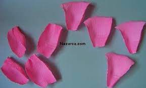 Krapon Kagit Ile Cicek Calismasi Nazarca Com Cicek Kagit Cicek Guller