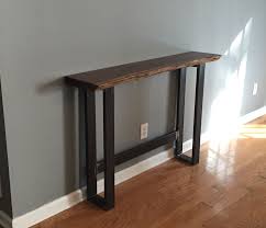 Live Edge Walnut Console Table K Heaton Design Entry Furniture Table Console Table