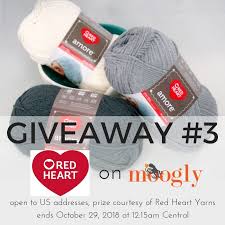 Red Heart Amore Giveaway 3 Red Heart Yarn Giveaway Moogly Crochet