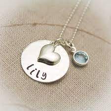 Aunt Necklace Auntie Necklace Aunt Gift Gifts For Aunties Etsy Aunt Necklace Aunt Gifts Hand Stamped Necklace