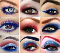 Independence Day Inspired Eye Makeup Makeupview Co Best inspiration mate makeup :