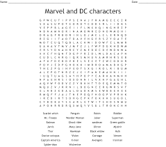 Crossword puzzles vary in difficulty. Superheroes Crossword Wordmint