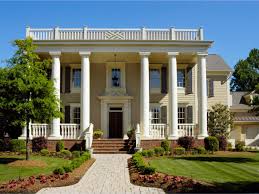 At times, these plans also call for the columns on the back portion of the house as well. Greek Revival Architecture Hgtv