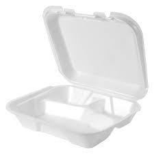 Disposable food service containers made of expanded polystyrene that will be banned under the law include bowls, cartons, hinged clamshell containers, cups, lids, plates, trays, or any other product designed or used to temporarily store or transport prepared foods or beverages. Foam Hinged Containers Clamshell Takeout Containers And Carryout Containers