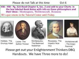 Enlightenment Thinkers Sada Margarethaydon Com