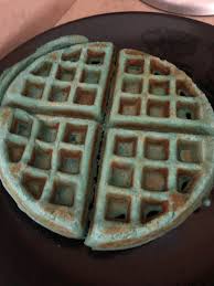 blue waffle that I made : rshittyfoodporn