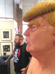 Naked Donald Trump statue will be auctioned off to benefit local art  (photos)