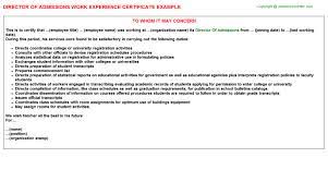 Your motivation letter should be grammatically sound and concise. Admissions Experience Certificates
