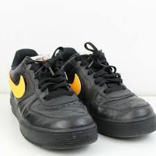 Nike Air Force 1 07 Qs Swoosh Pack Black Low Top Sneakers 9 In 2020 Nike Air Nike Air Force Nike