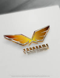 Wings Logo Maker Free Online Eagle Logo Wings Symbol Cool Logos Logo Maker Free Wings Logo Logo Design Free